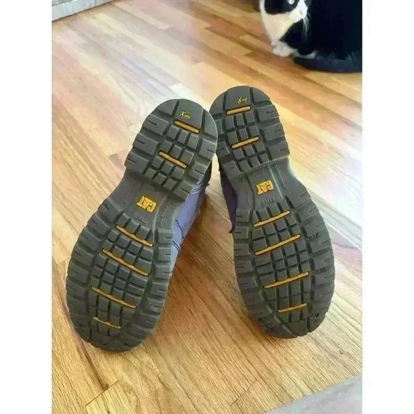 Caterpillar Womens Echo Steel Toe Waterproof Frost Grey Work Boots l SIZE 7.5 - Picture 7 of 9